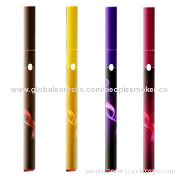 Disposable E Cigarettes with Crow Button, PVC Box Package